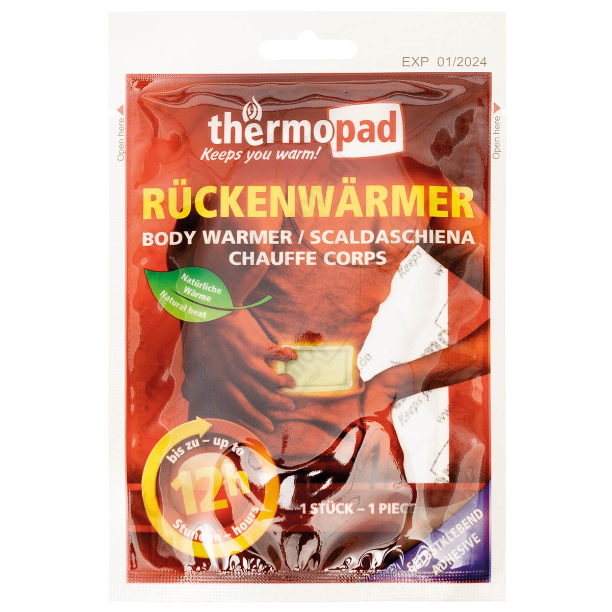 Thermopad Rückenwärmer Bodywärmer Heizpad