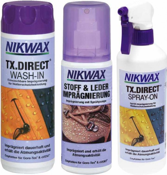 NIKWAX Imprägnierungs-Spray Stoff und Leder Schuhe   -  Dein Shop für Kajak, Kanu, Klettern, Outdoor und Alpinsport!