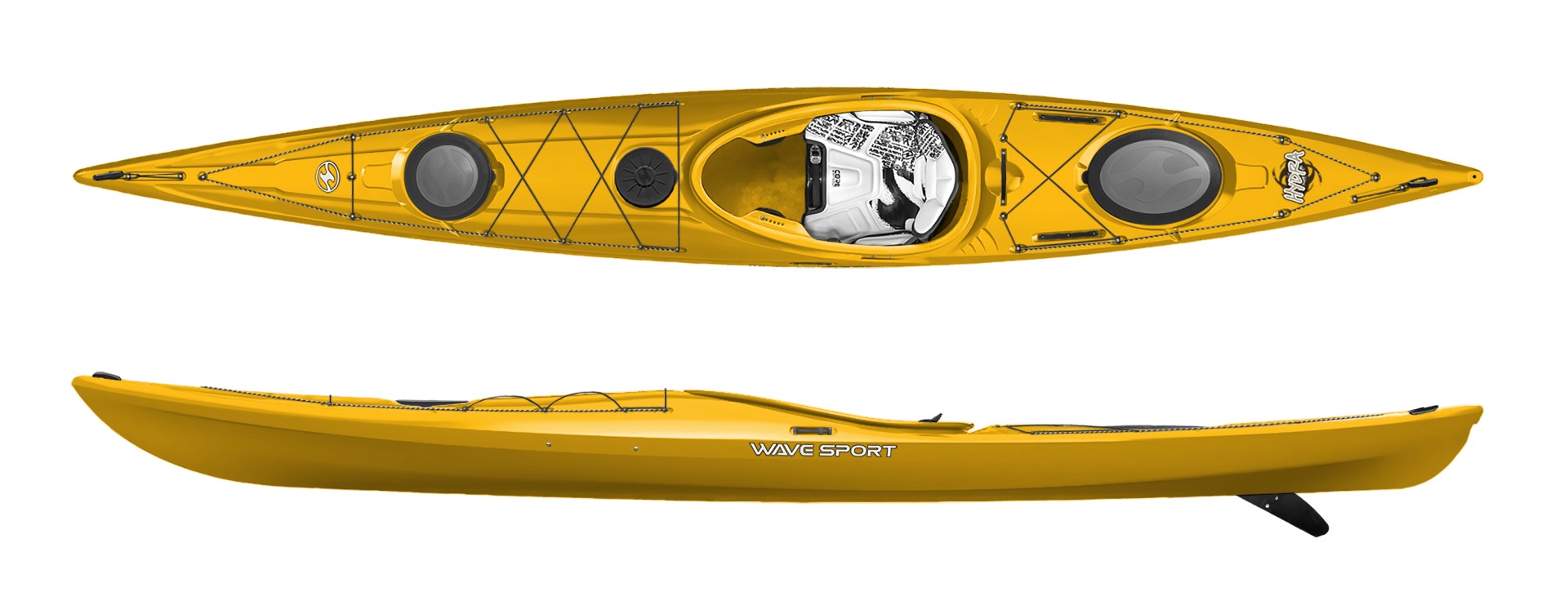 Wave Sport HYDRA 145 Tourenkajak Skeg Core